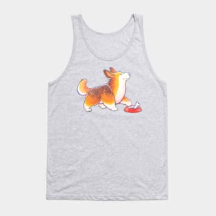 The watercolor dog Tank Top